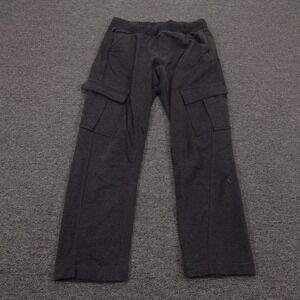 Lululemon Pants Womens 6 Gray Cargo Sweatpants Knit‎ Straight Leg Yoga Athletic
